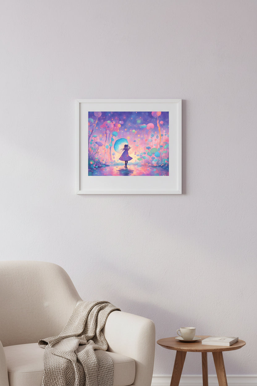 collection pink dreamy landscapes