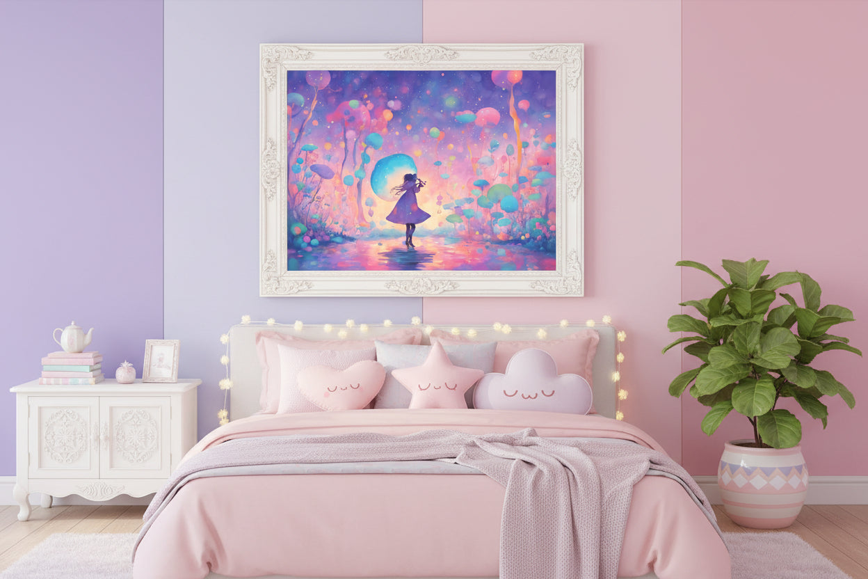 collection pink dreamy landscapes
