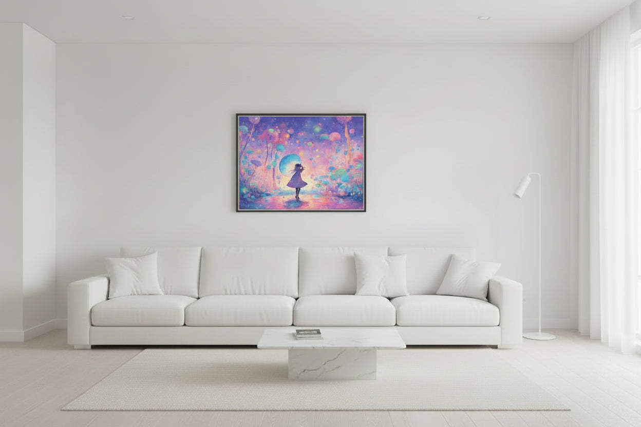 collection pink dreamy landscapes