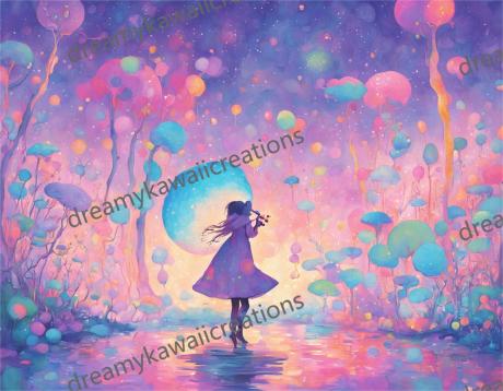 collection pink dreamy landscapes